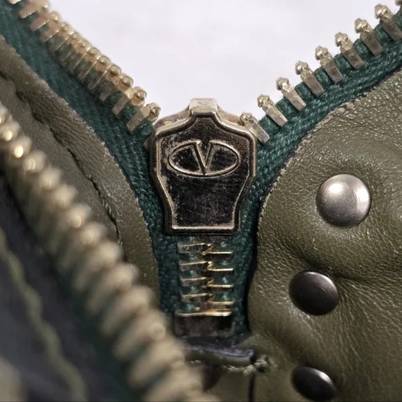 VALENTINO  Garavani Rockstud Leather Backpack Camouflage - Picture 8 of 16